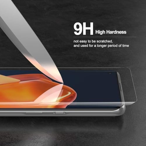 Image of Diruite UV Tempered Glass for Oppo Reno 5 Pro - Premium 9H Hardness, Full Edge-to-Edge Coverage, Crystal HD Clarity, UV Glue with Easy Installation Kit (Pack of 1)