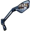 New Scratch Resistant Glass Lens,Handlebar Bike Mirror, Adjustable Safe Rearview Mirror, Bicycle Mirror,ME-003