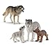 Produktbild Schleich 14821 Wolf + 42472 Wolfsmutter mit Welpen