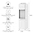 IKT Hot and Cold Top Load Water Cooler Dispenser for 3 or 5 Gallon Bottle with Child Safety Lock Perfect for Home and Office White