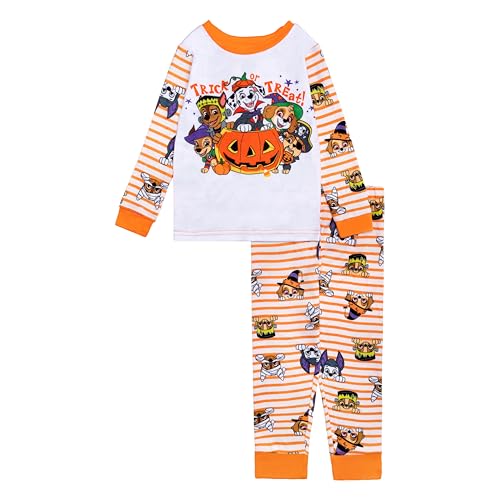 Nickelodeon Boys' 2-Piece Loose-fit Pajama Set, Soft & Comfortable, PAW TREATS, 2T