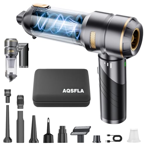 AQSFLA 22000Pa Foldable Cordless Car Vacuum Cleaner