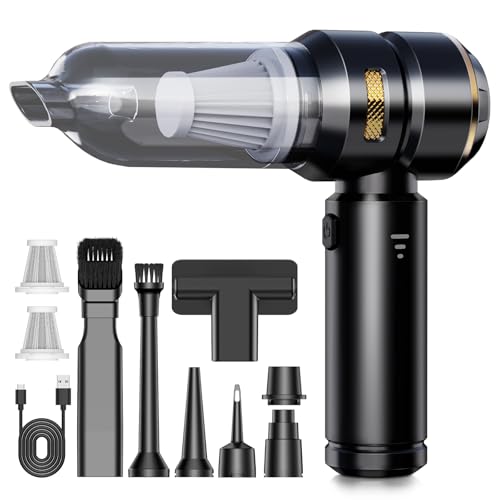 KITBEZN Aspirabriciole Senza Fili, 26000Pa Aspirapolvere Auto Portatile, 4 in