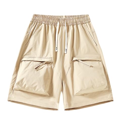 Short couleur unie homme à poches droites et textile doux confortable