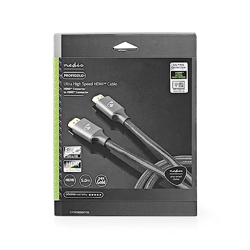 Nedis CVTB35000GY50 câble HDMI 5 HDMI Type A Standard Neuf - vue 4