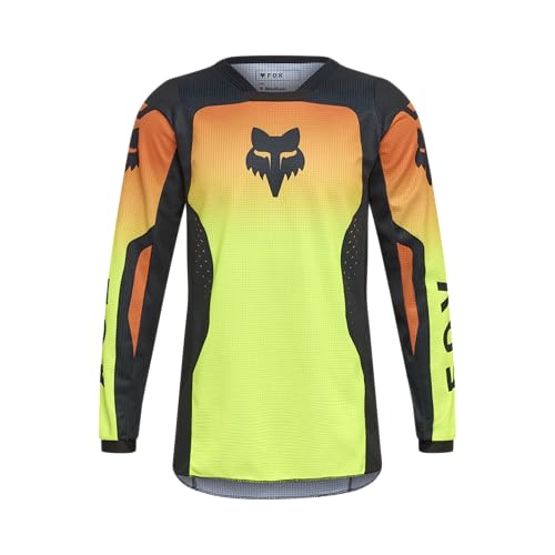 Fox Racing Youth 180 Shield Motocross Dirt Bike Trikot, Fluoreszierendes Gelb, Größe XL