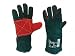 Produktbild Grillhandschuhe BBQ Gefütterter Schweißerhandschuhe aus verstärktem Rindsleder Rind Dicke Rinderhaut professionelle und robuste Größe 11 CE CAT II EN388 4244 EN407 423X4X Handschuhe für Raucher 1 Paar