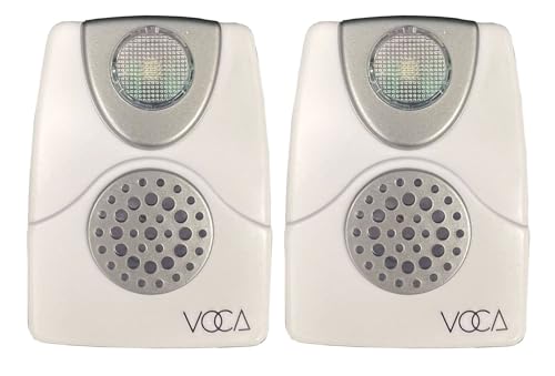 VOCA Telephone Ringer Amplifier, Boost up to 105db with LED Light Notification for Landline Phones, Wall Mountable, Ideal for Noisy and Hearing-Impaired Environments (RA01 x 2)