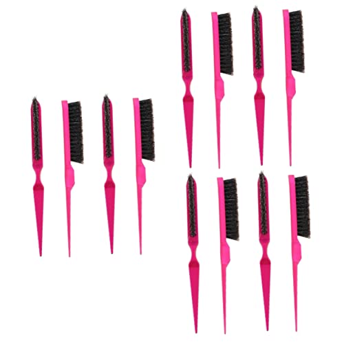 Peine para peinar el cabello minkissy juego de 12 piezas de rodillos y cepillo de peluquería
