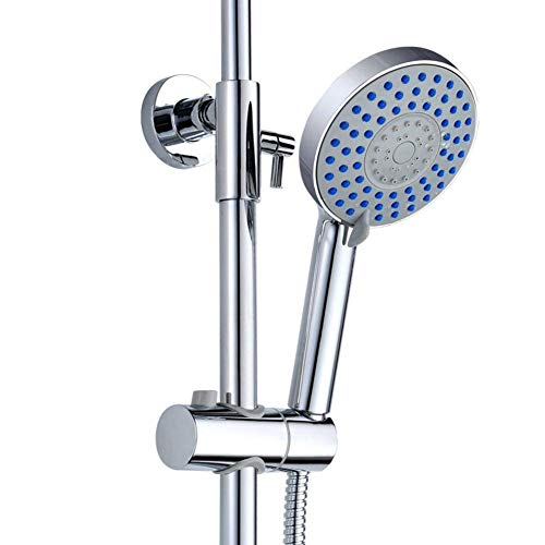 Robinet de douche et colonne d'eau au design épuré en finition chrome durable - 5
