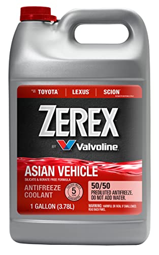 Zerex Asian Vehicle Red Silicate and Borate Free 50/50 Prediluted Ready-to-Use Antifreeze/Coolant 1 GA #1