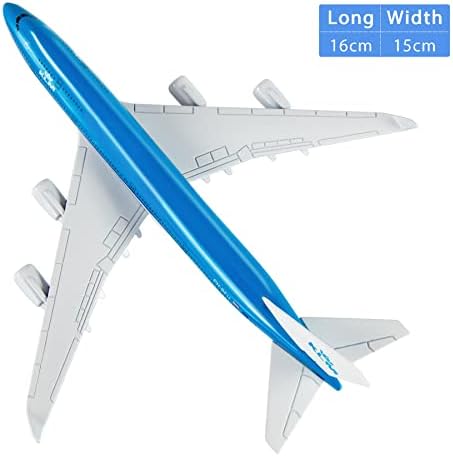 Busyflies Airplane Model Diecast Planes 16cm KLM Holland Boeing 747 Model 1:400 Alloy Model for Collection (Holland 747)