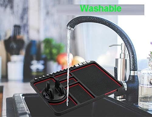 Anti-Slip Car Multifunctional Car Anti-Slip Mat Auto Phone Holder Non Slip Sticky Anti Slide Dash Phone Mount Silicone Dashboard Car Pad Mat