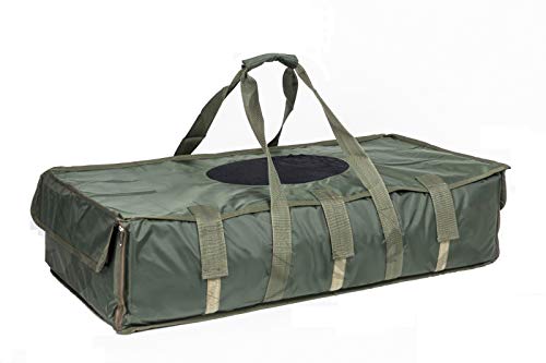 DD-Tackle Deluxe Tapis à accrocher XXL pour carp cradle 109 x 55 x 25 cm Tapis en PVC souple + housse + sac