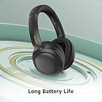 Edifier W800BT SE Wireless Over-Ear Bluetooth 5.4 Headphones - AI Call Noise Cancellation - 45H Playtime - Fast Charging - AAC Codec - Dual Device- Game Mode - Foldable - Black - Image 2