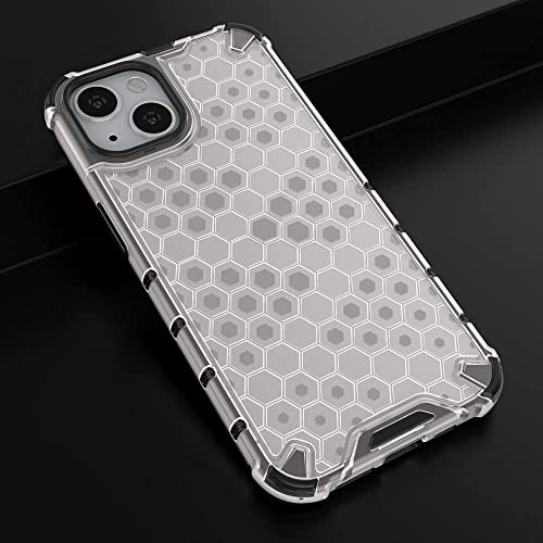 Image of Prime Retail Hard PC Back Case Cover for iPhone 13 Anti Slip Ultra Thin Shockproof Reinforced Corners (Transparent)