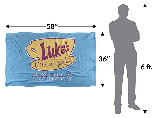 Gilmore Girls Lukes Cafe Sign Silky Touch Super Soft Throw Blanket 36\" x 58\" - Thumbnail 5