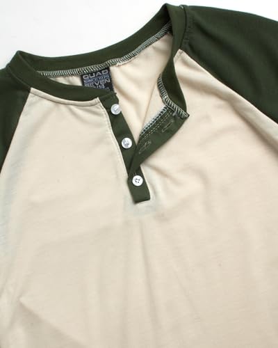 Quad Seven Boys Pajamas Set - 2 Piece Henley Sleep Shirt Lounge PJ Boys Pajama Pants for Kids Sleepwear (Sizes: 8-18)3