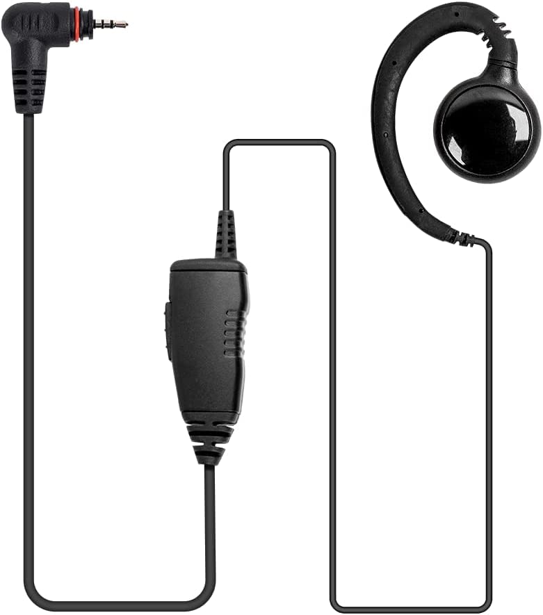 Casque écouteur Tube Acoustique Pour Talkie-walkie Motorola - Compatible SL1K, SL1600, Etc. | PTT, Réglable - 4