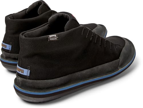 Camper Para Hombre. K300453-011 Zapatillas De Piel Beetle Negro (40), Plano, Cordones, Casual - 2