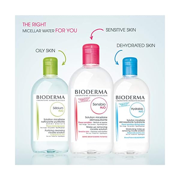 Bioderma - Sensibio H2O - Micellar water makeup remover, 33.4 Fl Oz
