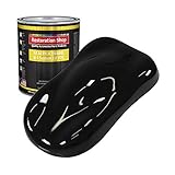 Restoration Shop - Gallon ONLY - JET BLACK ENAMEL Acrylic Enamel Single Stage Car Auto Paint