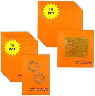 Vapor Corrosion Inhibitor, Corrosion Tarnish Prevention Bag,VCI Flat Bags for Multi Metal 10 Pack 4'' X 6''+ 10 Pack 6'' X 6'' Bags.