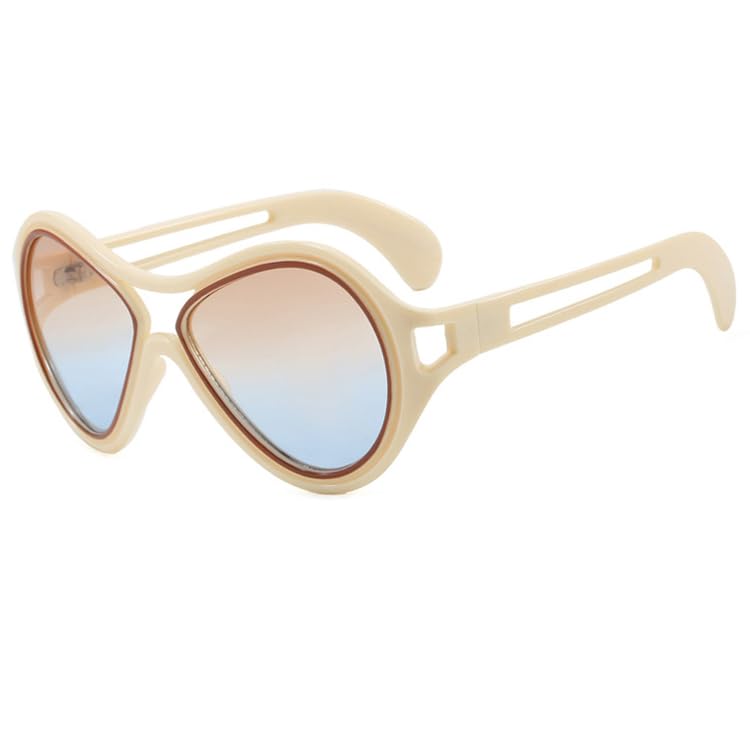 bullabulling Oversized Trendy Wrap Around Sunglasses for Women Men Large Driving Sun Glasses Big Sunnies Shades UV4002