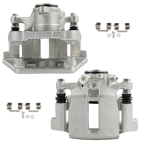 Image of SCITOO 19B3520 19B3521 Rear Left & Right Disc Brake Calipers Fit For Volvo | For S60 2011-2018,For S80 2007-2016,For V60 2015-2018,For V70 2008-2010,For XC60,For XC70 2PCS Calipers Assembly w / Bracket