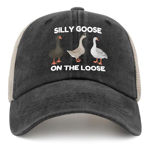 Image of Funny Silly Goose Hat Silly Goosee On The Loose Hat for Women Dad Hats Funny Hats