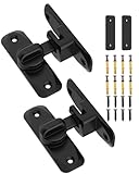 Cerradura de puerta de granero de 90/180 grados, 2