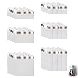 36 Paar Bilder Montage Strips, Command Strips Bilder Aufhängen Ohne Bohren Wiederverwendbare Powerstrips für Fotos Rahmen Weihnachtsdekorationen Selbstklebende Posterleisten für glatte Oberflächen