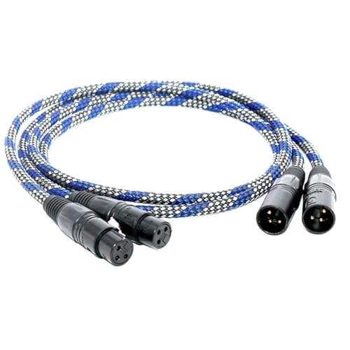 Cable de audio VCIMZUL 0.5m con conector XLRR miniatura 1