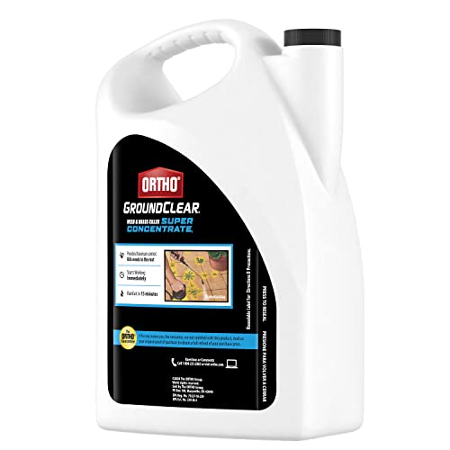 Image of Ortho GroundClear Weed and Grass Killer Super Concentrate1: Treats up to 8,960 sq. ft., Fast Acting, Kills to the Root, 1 gal.