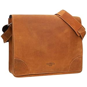 Gusti Schoudertas leer – Allan werktas van leer aktetas laptoptas tas schoudertas riemtas leren tas collegetas zakelijke…