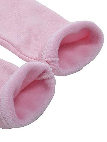 Maorrew Kids Girls Cotton Stretch Footless Leggings with Ruffle Tutu Skirt Pants 3-11Y4