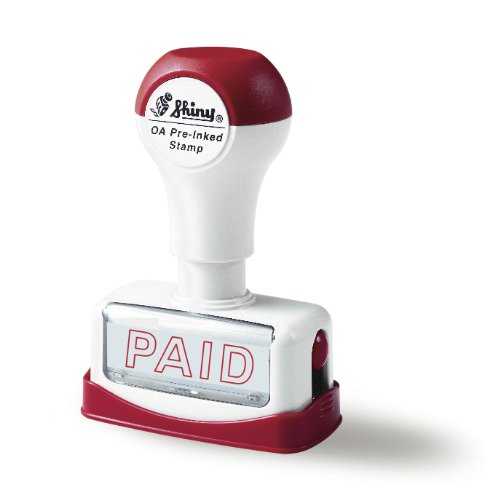 Shiny EN001/NP01 Pre-Inked Paid Stamp