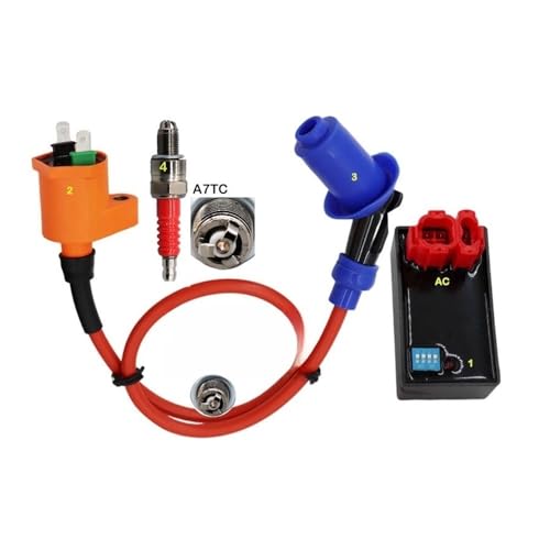 Boîtier d'allumage CDI réglable pour moto et quad GY6 125cc à 200cc