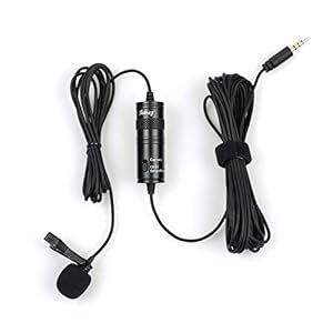 JUAREZ JRM1 Lavalier Microphone Clip-on Lapel Mic with Omnidirectional Condenser for Podcast | Recording | DSLR | Camera…