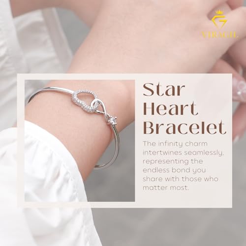 Image of To My Daughter Bracelet From Mom And Dad With Heartfelt Message & Elegant Box, Valentines Gifts For Daughter, Jewelry Gift For Daughter From Mother and Father On Birthday, Graduation