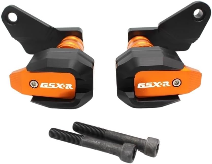 W for Suzuki GSX-R1000 GSX-R1000 2009-2016 Motorcycle Falling Protection Frame Slider Fairing Guard Anti Crash Pad Protector Y (Color : Orange)