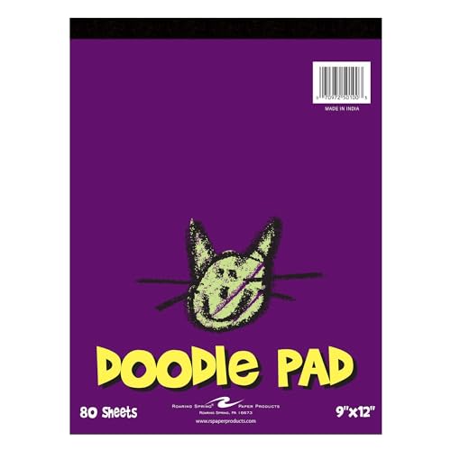 Doodle Pad papier journal blanc Printemps rugissant inspirer la créativité des enfants