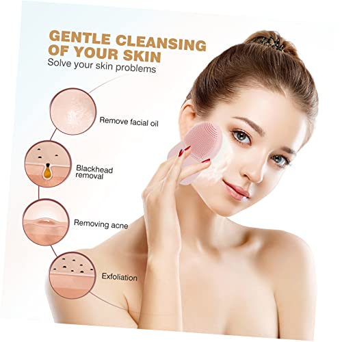 FOMIYES Escova De Rosto De Silicone Escova De Cravos Esfregão Dupla Face Purificador De Poros Faciai