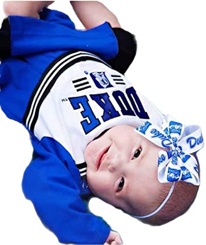 Image of Duke Baby Girl Boutique Bow Elastic Headband (0-3m)