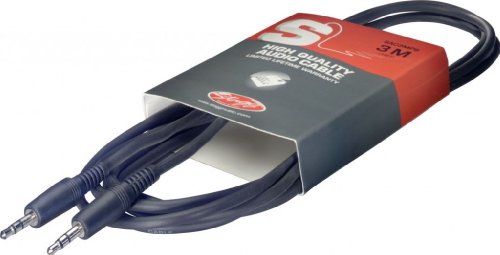 Stagg SAC6MPS S-Series Mini Jack Audio Cable - 20ft.