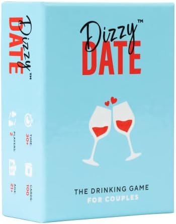 Beer Pressure Dizzy Date - The Card Game for Couples, Date Nights, Game Nights, and Parties. Perfect Couples Gift!