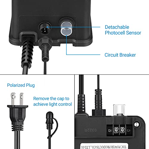Dewenwils 100W Low Voltage Transformer With Timer And Photocell Sensor, 120V Ac To 12V Ac, Outdoor Weatherproof, Transformer For Led Landscape Lighting, Spotlight, Pathway Light #TOP5