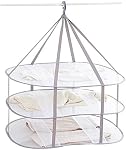 Looca Séchoir à vêtements pliable à 3 niveaux, séchoir à pull 30,3" L * 24,5" W * 30,7" H