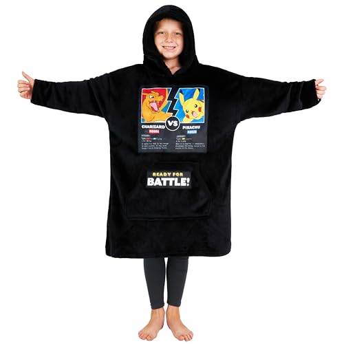 Pikachu Gengar Sweat Plaid Polaire Chaud Enfant pour Journées Cocooning