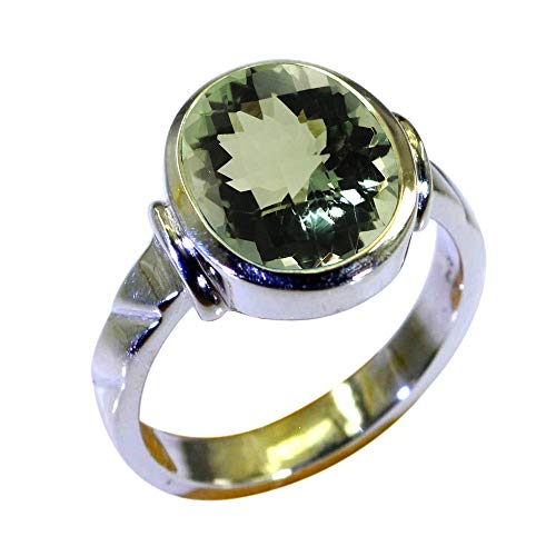 Image of 55Carat Choose Your Color Natural Gemstone Sterling Silver Statement Rings Oval Shape Handmade Sizes 5-12
